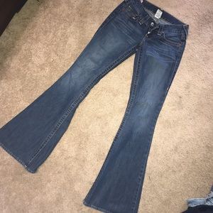 true religion Carrie 26 flare leg jeans denim